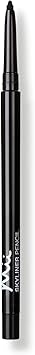 Mii Cosmetics Skyliner Eyeliner Pencil Enhances Defines Eyes LongLasting Smudge Proof Eyeliner Pencil Fine Tip Eye Liner Pen with BuiltIn Sharpener Extreme Black Eclipse - Image 1
