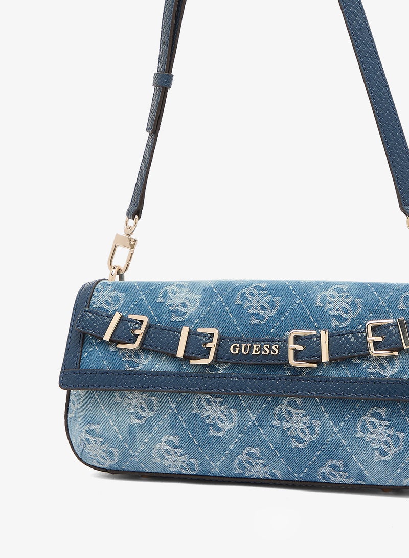 GUESS Dovie Flap Over Shoulder Bag - Image 3