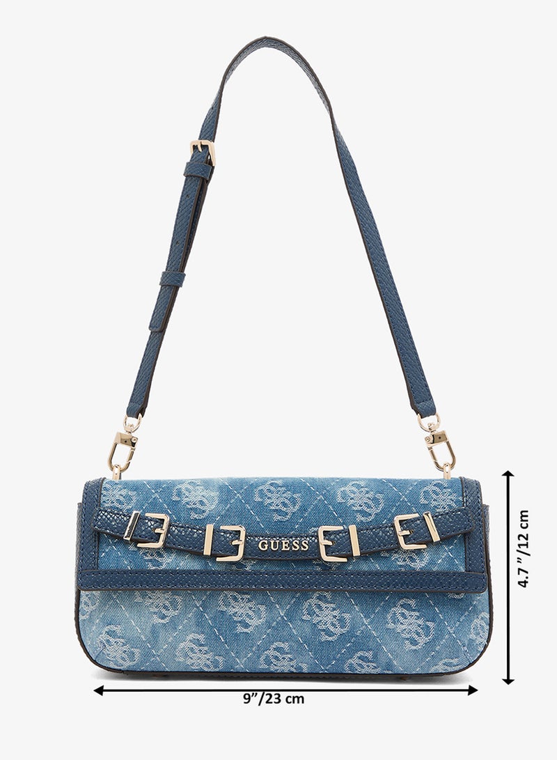 GUESS Dovie Flap Over Shoulder Bag - Image 5