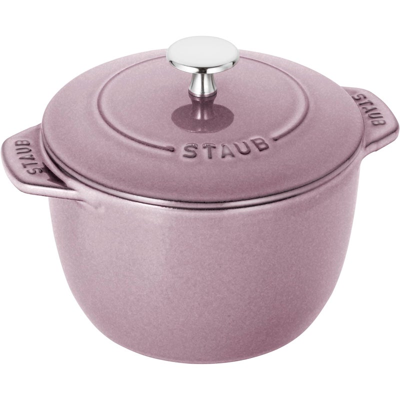 STAUB Cast Iron 1.5-qt Petite French Oven - Lilac - Image 1