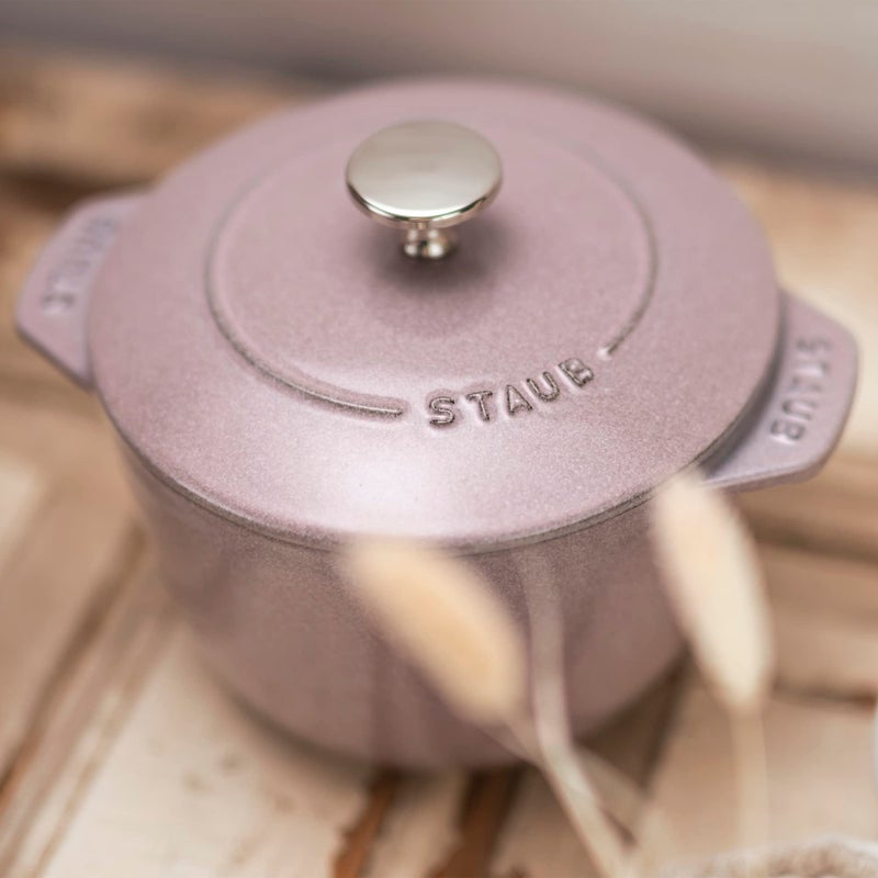 STAUB Cast Iron 1.5-qt Petite French Oven - Lilac - Image 4