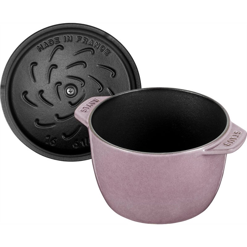 STAUB Cast Iron 1.5-qt Petite French Oven - Lilac - Image 5