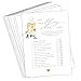 Your Main Event Prints Bridal Shower Wedding Shoe Game 50 Cards Fun Unique Ice Breaker for Bridal Showers Bachelorette Parties Engagement Celebrations - Image 2