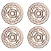 POLANTA 19 RC Beadlock Wheels Rims for 110 Scale RC Crawler Set of 4 Compatible with Traxxas TRX4 TRX6 Axial SCX10 SCX10 III AXI03007 and D90 Black - Image 3