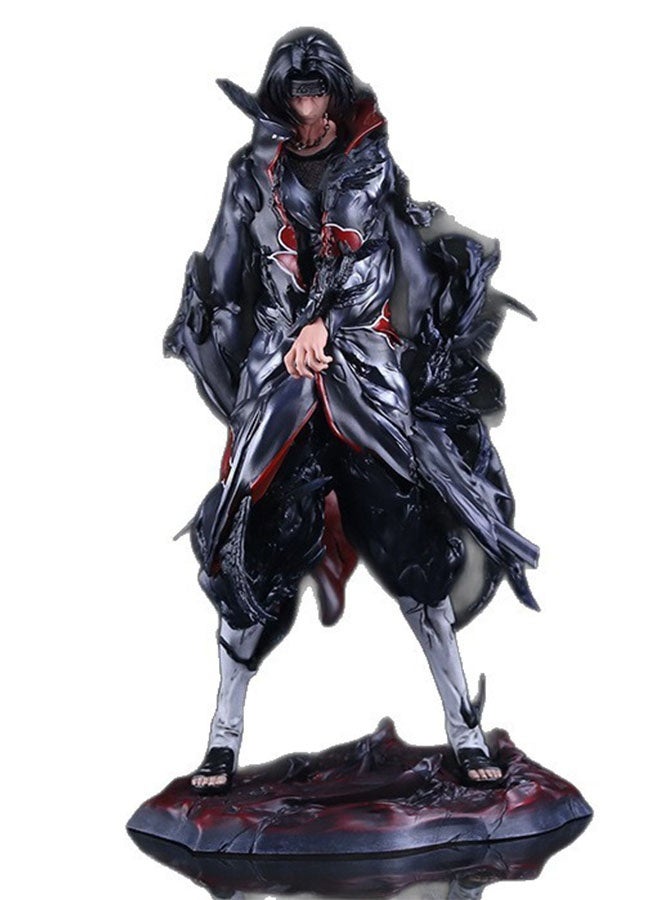 Halamodo Naruto Iron Curtain Uchiha Itachi with Enigmatic Aura, Trendy Anime Figure, Perfect for Decoration and Gifting - Image 4