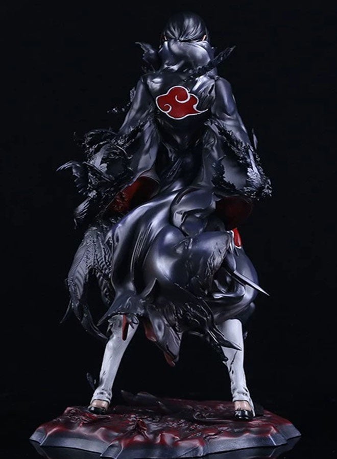 Halamodo Naruto Iron Curtain Uchiha Itachi with Enigmatic Aura, Trendy Anime Figure, Perfect for Decoration and Gifting - Image 5