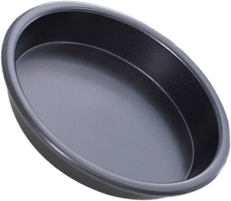 Pizza Baking Pan 8-inch round Baking Tray Nonstick Oven-safe Pie Plate Kitchen Bakeware for Home Use - Image 1
