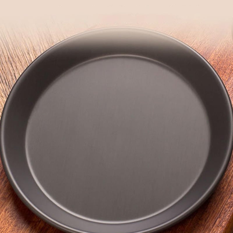 Pizza Baking Pan 8-inch round Baking Tray Nonstick Oven-safe Pie Plate Kitchen Bakeware for Home Use - Image 4