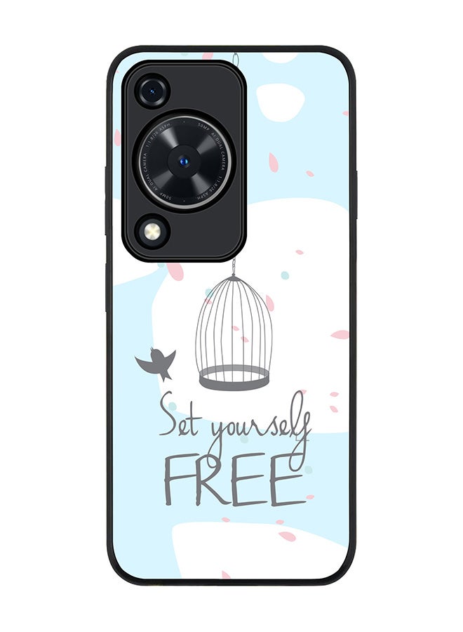 Stylizedd Rugged Black edge case for Huawei nova Y72 / Huawei Enjoy 70 4G, Slim fit Case Flexible Rubber Edges Anti Drop TPU Gel Thin Cover - Set Yourself Free - Image 1
