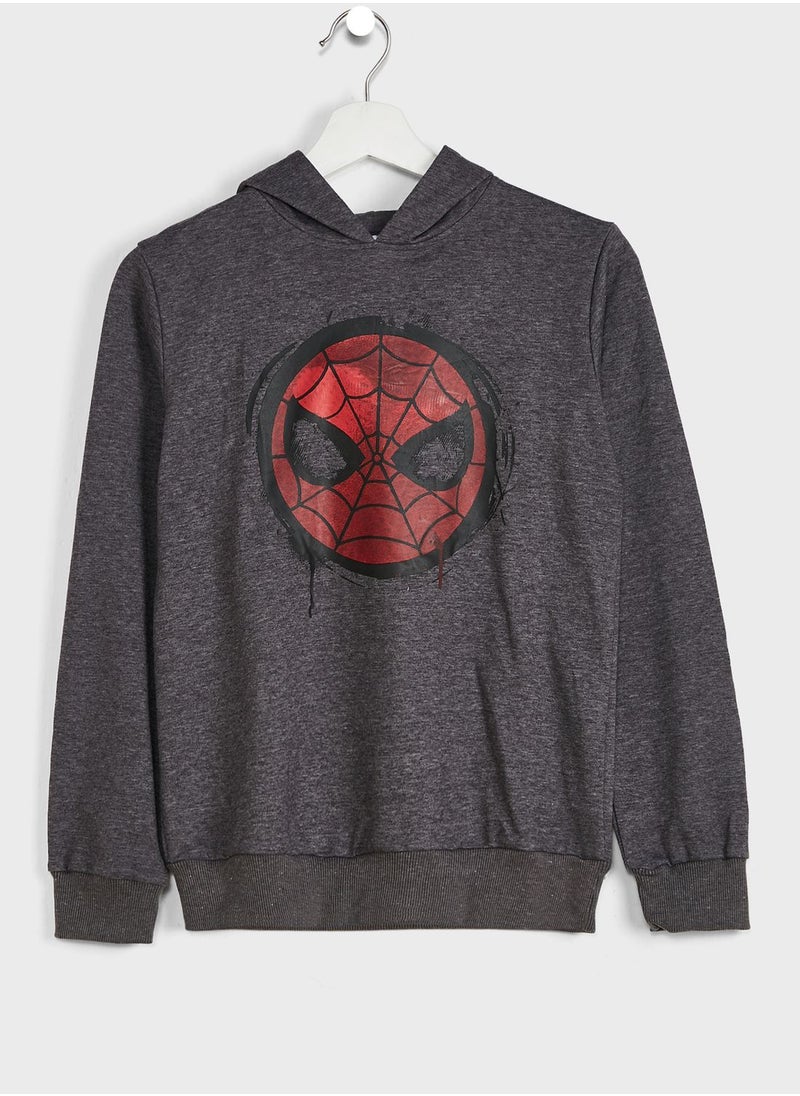 MARVEL - Youth Spiderman Hoodie - Image 1