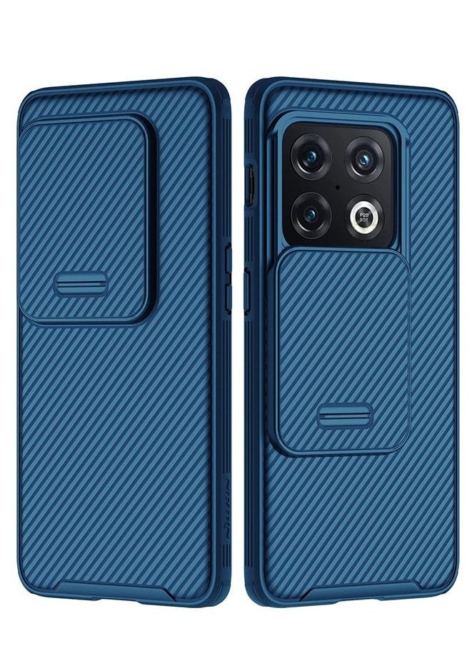 Generic - Protective Case for OnePlus 10 Pro with Slide Camera Cover Blue - Image 1