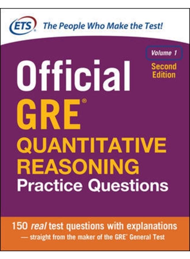 Official GRE Quantitative Reasoning Practice Questions, Second Edition, Volume 1 