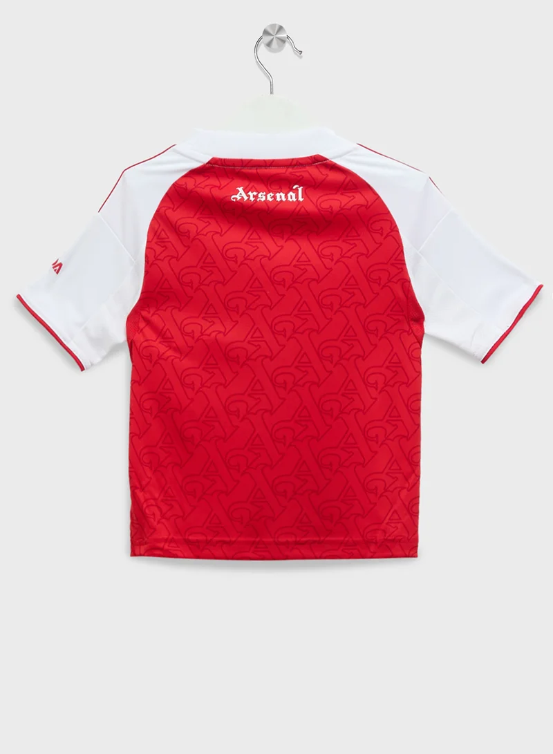 Adidas Kids Arsenal 25/26 Home Mini Kit