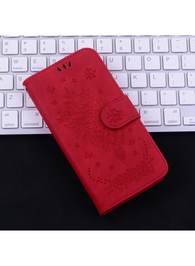 S-TOP Case For OnePlus Nord CE4 5G Butterfly Rose Embossed Leather Phone Case - Image 2