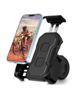 Generic Bike Motorcycle Phone Mount Holder For ATV/Bicycle/Stroller/Scooter With Security Lock Non-Slip Anti-Shake Handlebar Clamp Fit IPhone 13 Pro Max / 12 Pro Max / 11  - Image 1