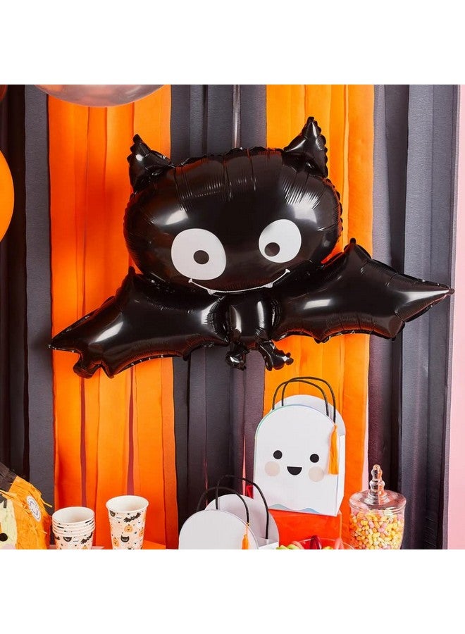 Atpata Funky Haunted Vmpire Bat Happy Halloween Theme Party Trick Or Treat Decorations Foil Balloon - Image 3