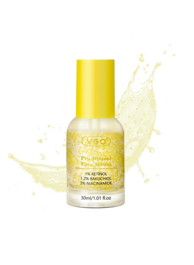 VGO VGO Retinol Serum For Face, 1% Retinol, 1.2% Bakuchiol & 3% Niacinamide, Anti-Aging and Anti-Wrinkle, Gentle Yet Potent Formula for Sensitive Skin  - Image 1