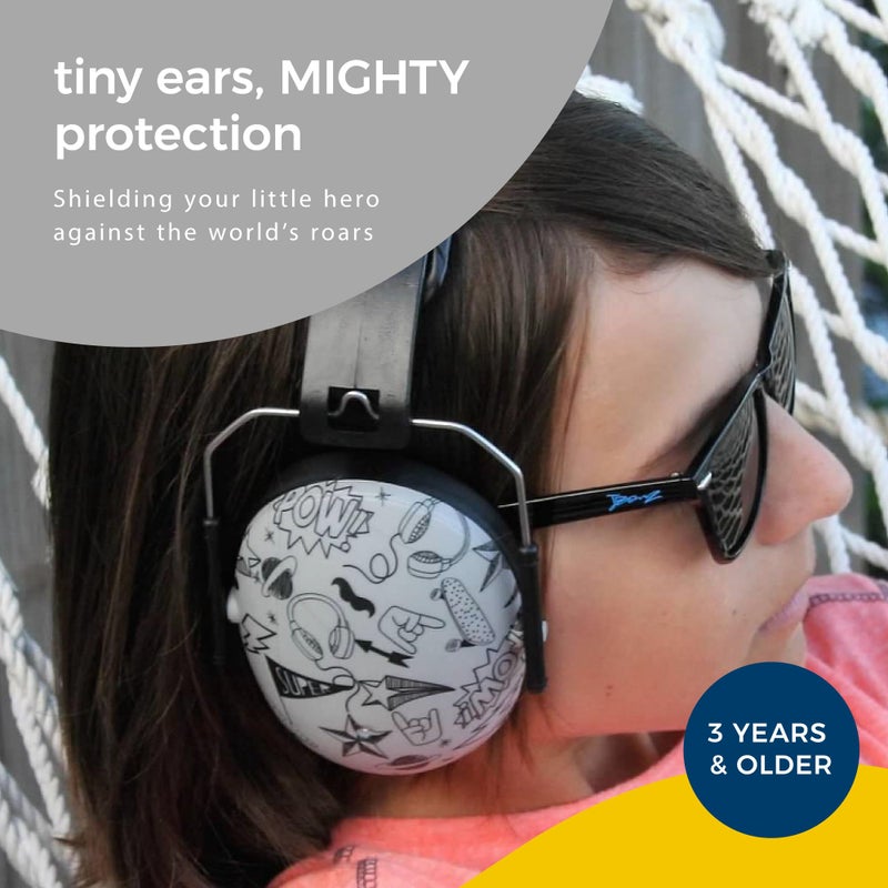 BANZ Kids Headphones â€“ Hearing Protection Earmuffs for Children â€“ Adjustable Headband to fit All Ages â€“ Protect Kids Ears â€“ Block Noise â€“ Fireworks â€“ Sporting Events â€“ Concerts â€“ Movies (Yellow) - Image 2