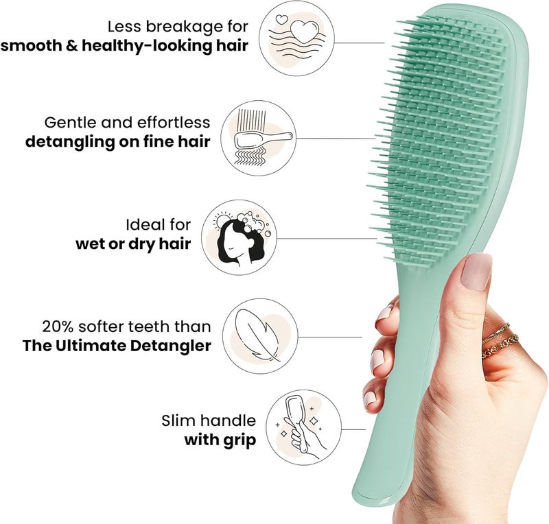 TANGLE TEEZER Ultimate Detangler Fine & Fragile- Dark Teal - Image 4
