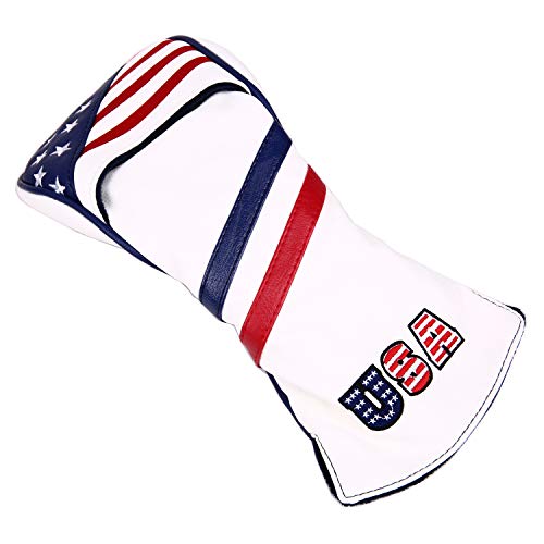 Sword &Shield sports USA Stars and Stripe Golf Club Wood Cover for 460cc Driver Head Covers Golf Builder