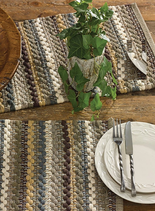 Park Designs Mineral Stripe Table Runner - Chindi - 36" L - Image 2