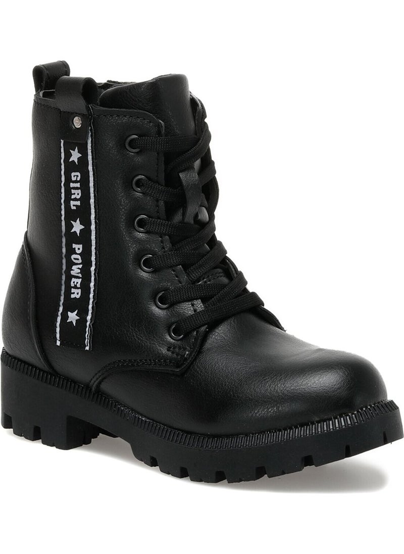 Polaris - 617101.F2PR Black Girl's Worker Boots - Image 1