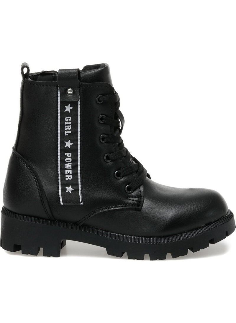 Polaris - 617101.F2PR Black Girl's Worker Boots - Image 1