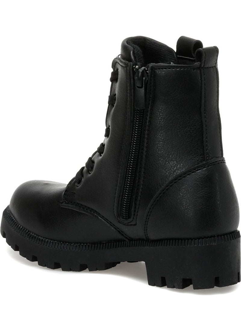 Polaris - 617101.F2PR Black Girl's Worker Boots - Image 1