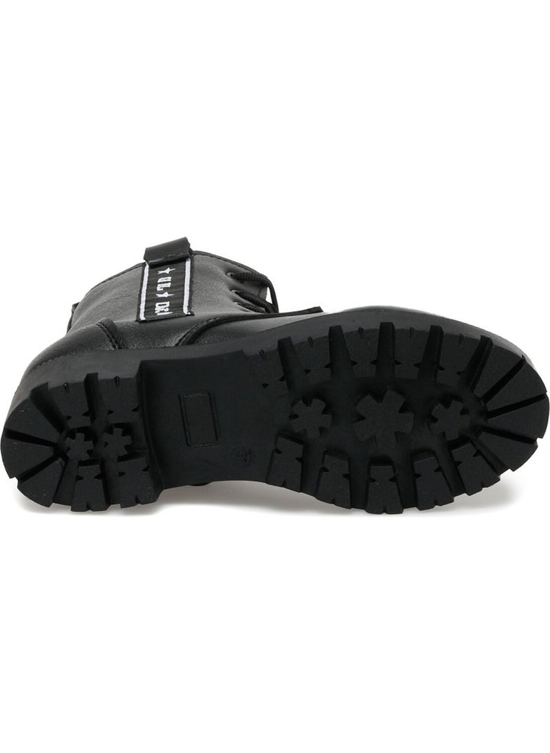 Polaris - 617101.F2PR Black Girl's Worker Boots - Image 1