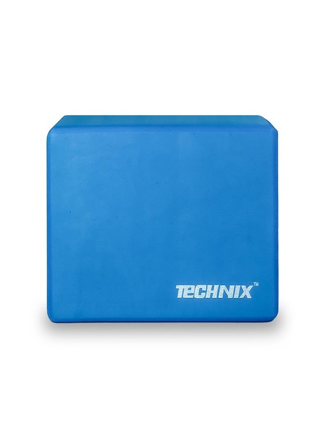Technix 8907313001446 Foam Yoga Block (Blue) - Image 1