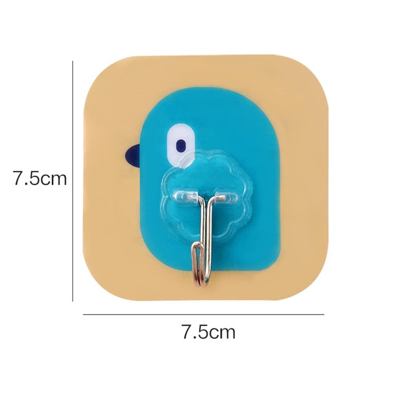 Leeonz Heavy Duty Adhesive Hooks 10KGMax Fancy Design Wall Hooks Reusable Seamless Adhesive Shower Hooks Stick on Hooks for Hanging Bathroom Kitchen Wall Hanger9 PackSticker May Vary - Image 3
