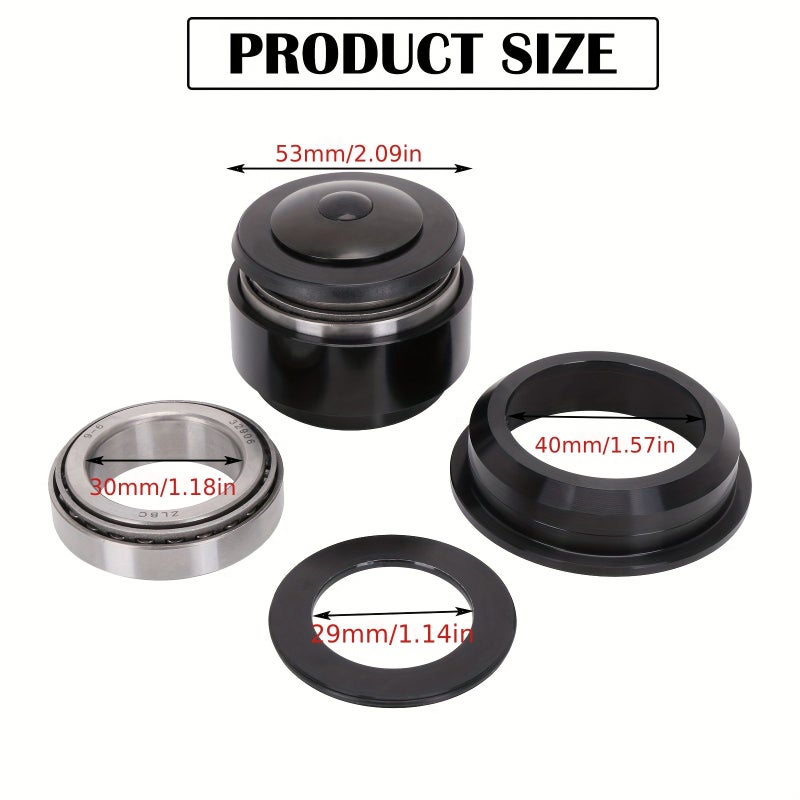 Black Steering Fork Bearing Set For Sur Ron Light Bee X Electric Dirt Bike - Image 2