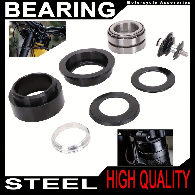 Black Steering Fork Bearing Set For Sur Ron Light Bee X Electric Dirt Bike - Image 4