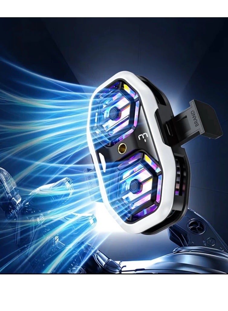 Semiconductor Instant Cooling Fan  Dual Fan Type C Interface Gaming Accessory Kit - Image 4