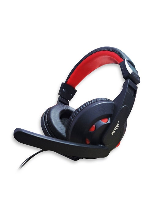 X1 Wired 3.5mm Stereo Sound Headphone Computer Gaming Headphone with Adjustable Microphone Boom & Powerful Bass Sounds