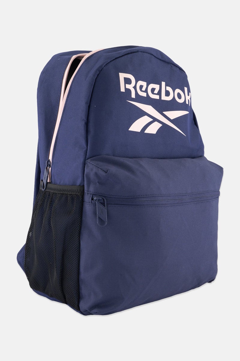 Reebok Men Brand Logo Backpack 41 H x 28 L x 12 W cm, Navy  - Image 3