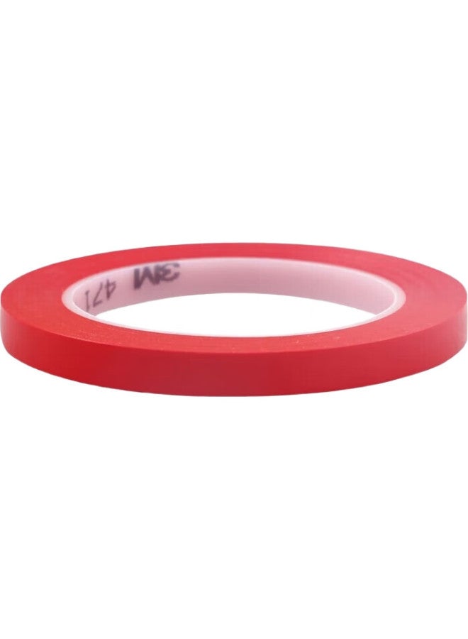 3M 3M 471Pvc Marking Tape, Line Marking, Warning Mark, 5S Management, Floor Workshop Wear-Resistant, Waterproof, No Residue, Red, 20Mm Wide - Image 1