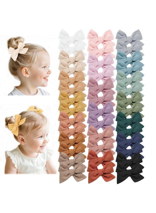 Prohouse 40 PCS Baby Girl Hair Clips, Alligator Hair Bows for Toddlers & Kids, Baby Hair Accessories - Image 1
