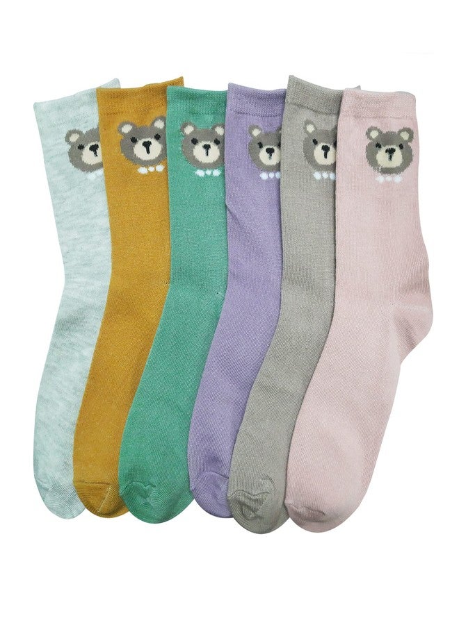 Missby® Kid's Age-wise Cotton Cartoon Socks - (Random Design Sets) - Pack of 6 Pairs (2years - 5years) - Image 2