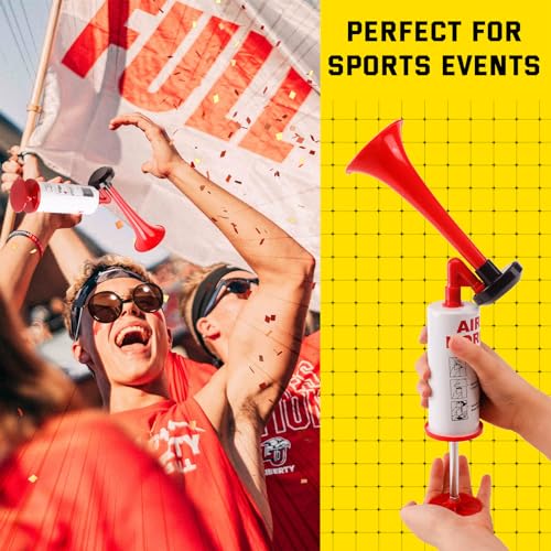 FARBIN Marine and Sports Pump Air Horn,Loud Sound Handheld Signal Boat Horn,Personal Safety Horn Alarm,for Boating,Sports Events,Parties, Birthdays, Games, Camping, Graduation, Aggressive Animals - Image 2