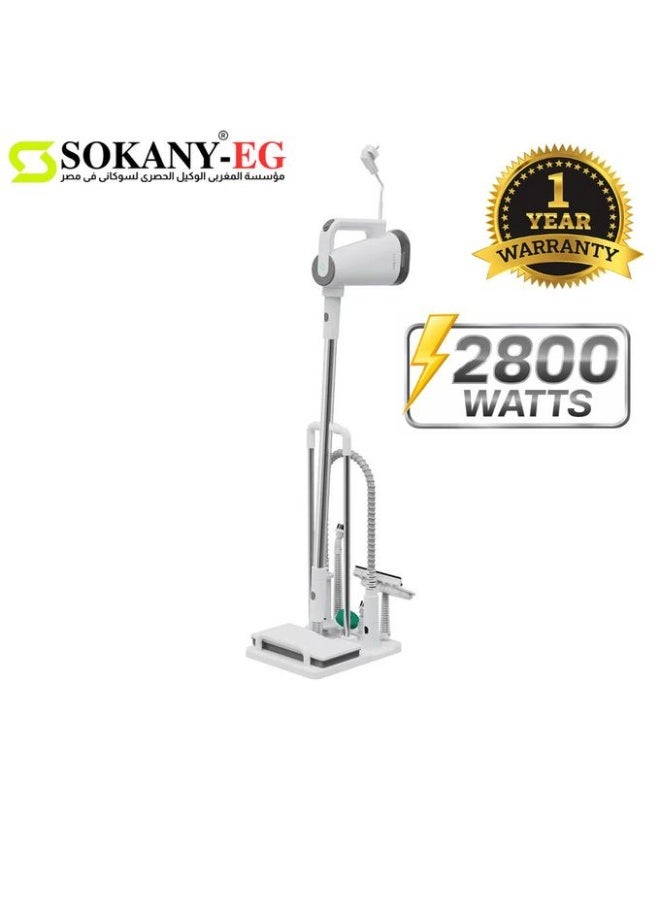 Sokany SK-13088 10-in-1 Electric Steam Mop Cleaner, 2800W High Power – 375ml Capacity with 10-Piece Accessory Kit – 1 Year El-Maghraby Warranty - Image 4