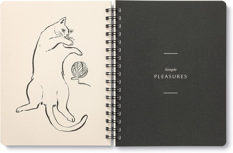 Compendium Spiral Notebook - Wild at Heart — A Designer Spiral Notebook with 192 Lined Pages, College Ruled, 7.0”W x 9.25”H - Image 4