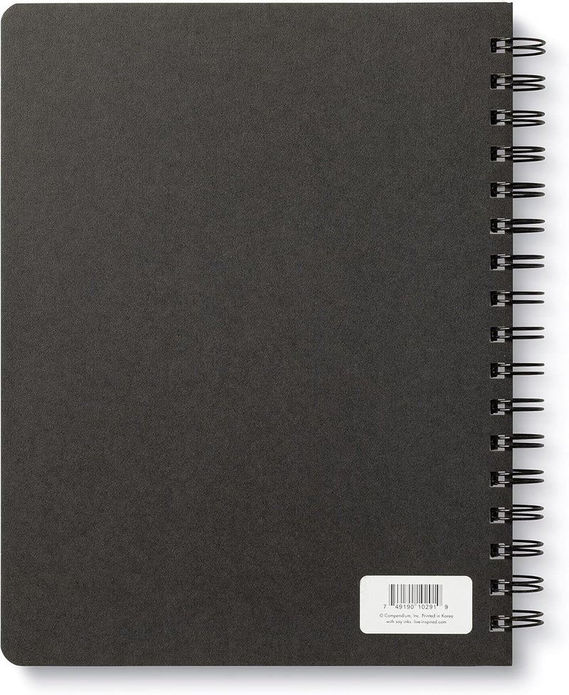 Compendium Spiral Notebook - Wild at Heart — A Designer Spiral Notebook with 192 Lined Pages, College Ruled, 7.0”W x 9.25”H - Image 3