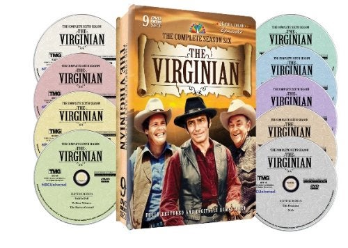 The Virginian  Complete Season 6  9 dvds in Collectible Embossed Tin