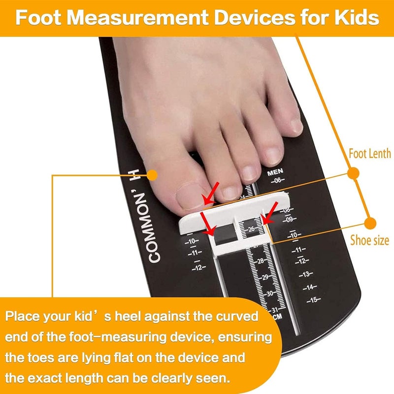 COMMON'H Shoe Measuring Device Shoe Sizer Foot Measurement Device Shoe Feet Ruler Sizer Buy Shoes Online - Image 4