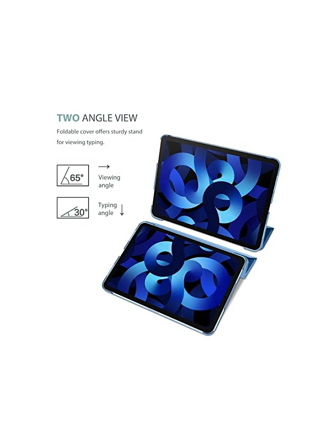 Procases iPad Air 5/Air 4 Case 10.9" 2022 2020, Slim Stand Hard Back Shell Protective Smart Cover Cases for iPad Air 5th/iPad Air 4th Generation -Blue - Image 5