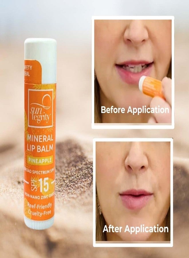 Suntegrity Mineral Lip Balm SPF 15 - Pineapple - Image 4