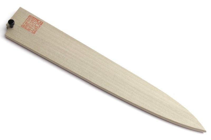 Yoshihiro Natural Magnolia Wood Saya Cover Blade Protector for Yanagi (270mm) - Image 1