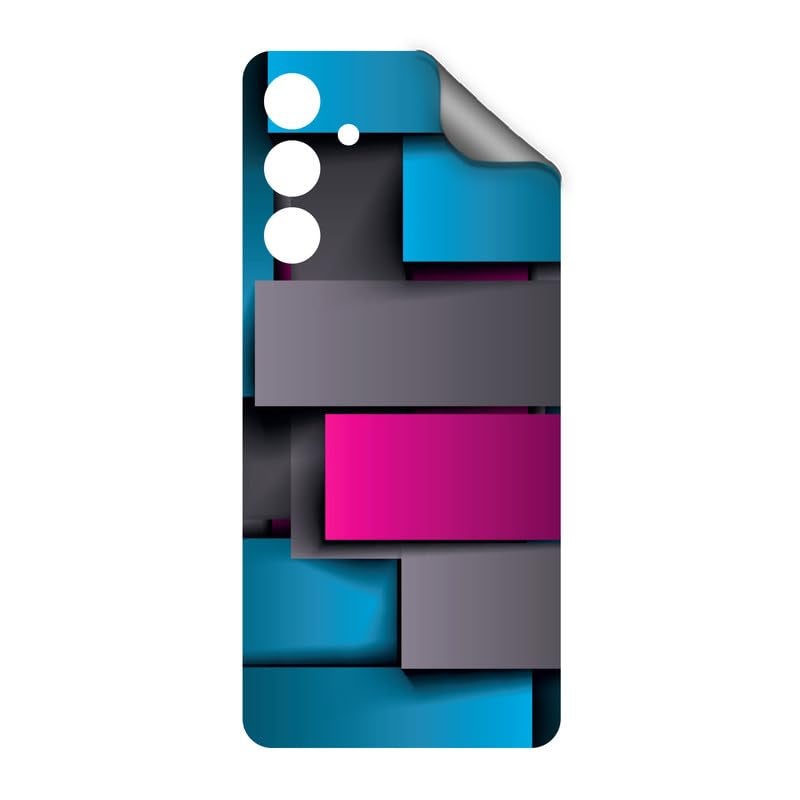 FCS Printed Designer Vinyl Mobile Back Skin Sticker for Samsung Galaxy S24 Ultra| Protects Against Dust, Precision-Fit, Vinyl, Bubble-Free Installation- (New-1) - Image 4