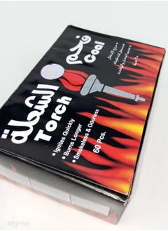 TORCH 60 Charcoal Torch Tablets Fast Ignition Black  - Image 1